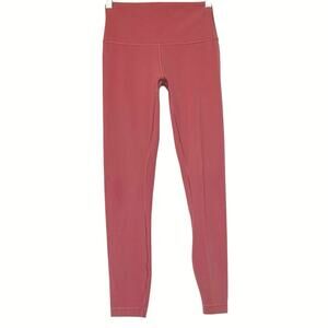 Lululemon Wunder Under High-Rise Tight 25" *Full-On Luxtreme Terracotta Sz 4 EUC